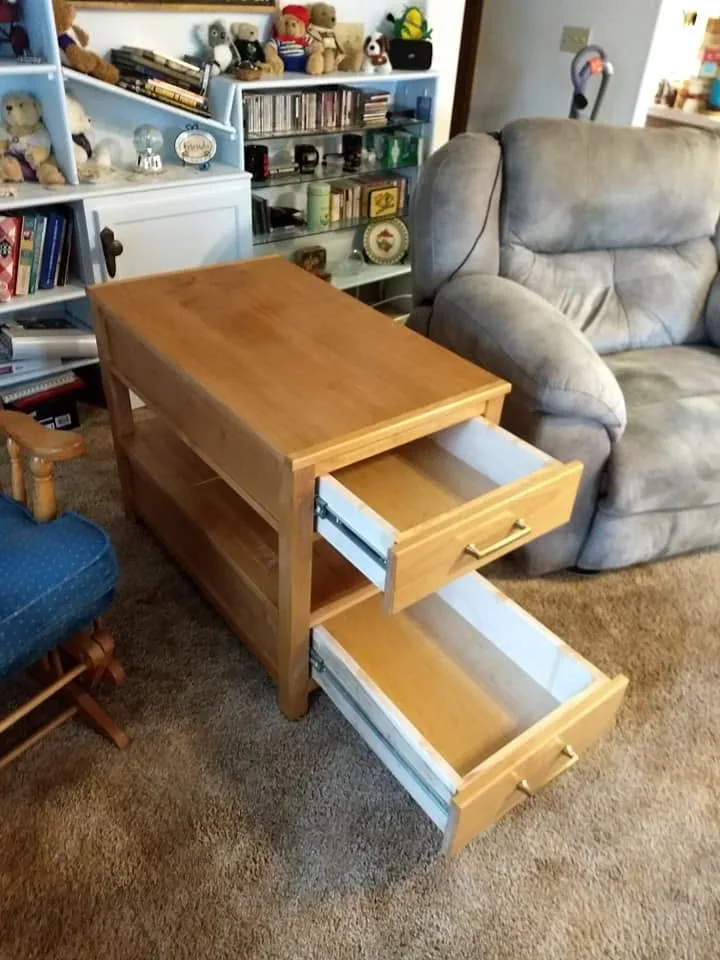 Two-Drawer Side Table