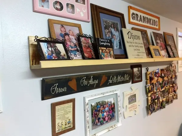 Custom Picture Shelf